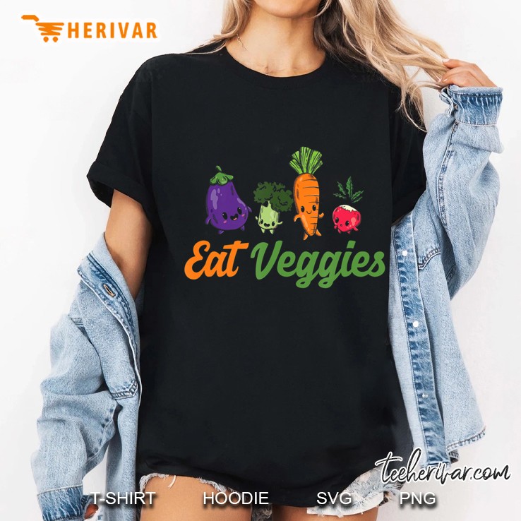 Eat Veggies Vegans Fitness Veganism Foodie Ladies Tee