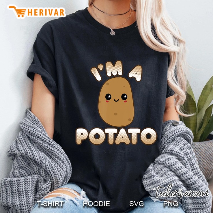 Funny Potato Costume Cute Kawaii Style Smiling I
