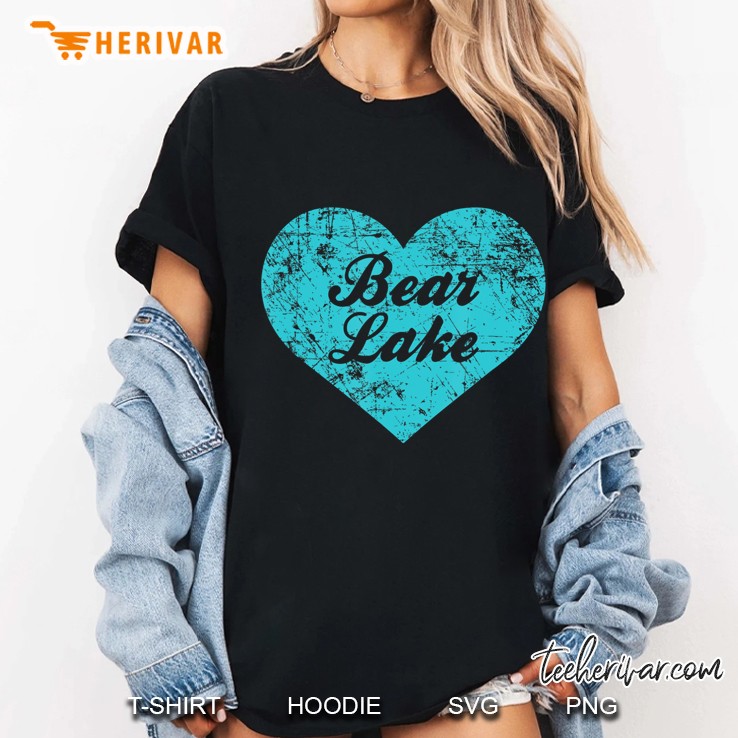 I Love Bear Lake Shirt, Utah Camping Gift Ladies Tee