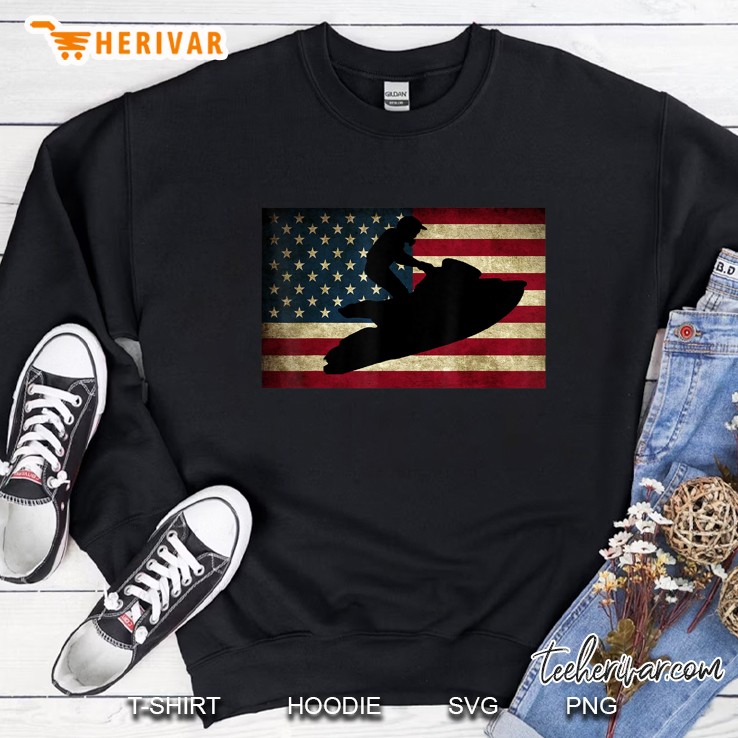 Jet Ski Jet Skier Tee Jet Skiing Usa Flag Mugs