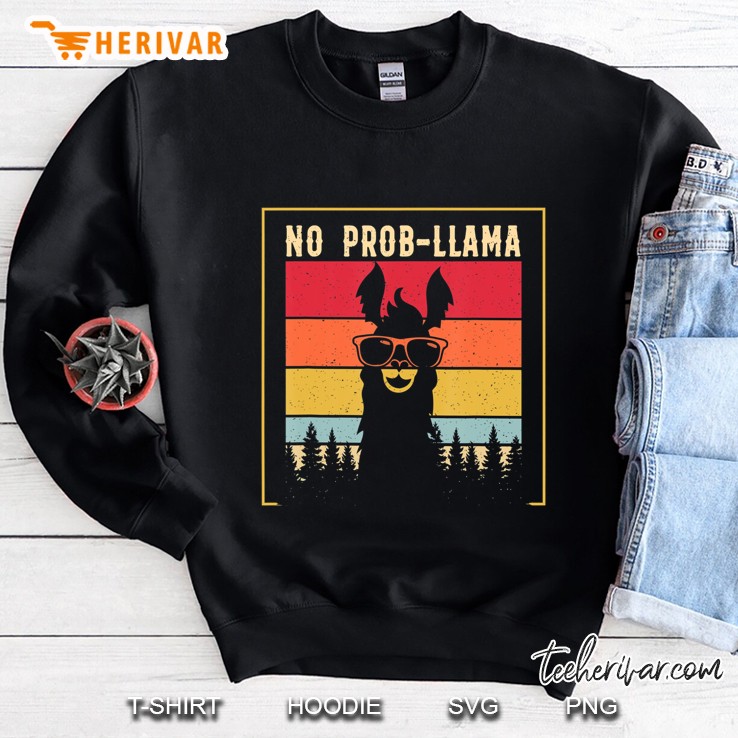 No Prob-Llama Shirts Vintage Llama Alpaca Mugs