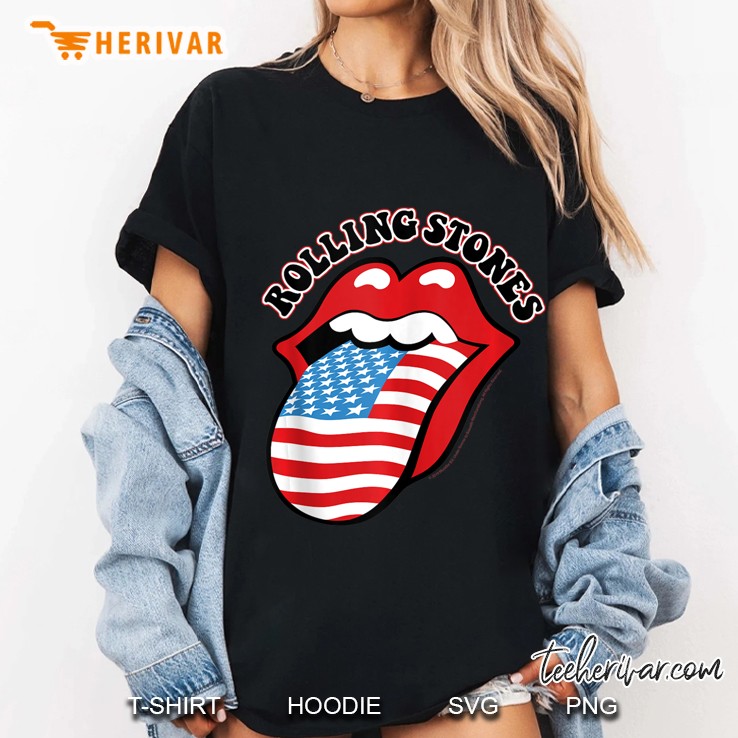 Rolling Stones Official Vintage Us Tongue Tank Top Ladies Tee