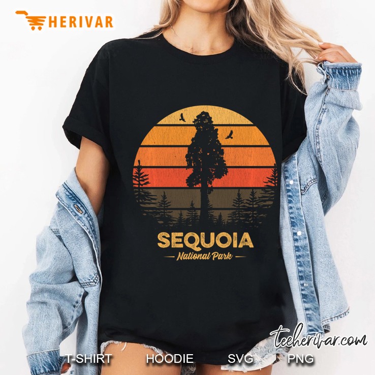 Sequoia National Park Shirt Retro Vintage Souvenir Gift Ladies Tee