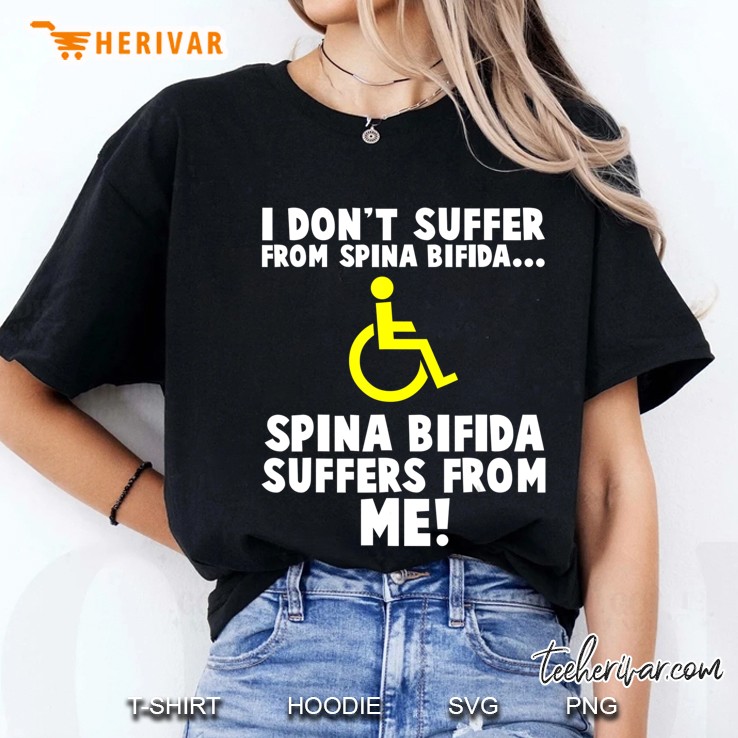 Spina Bifida Suffers From Me Spina Bifida Awareness Ladies Tee