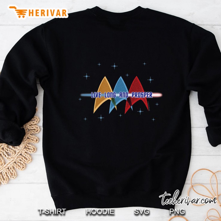 Star Trek The Original Series Live Long And Prosper Deltas Sweatshirt