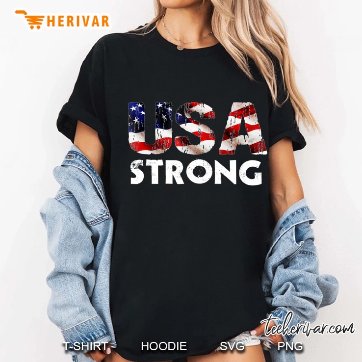 Usa Strong Ladies Tee