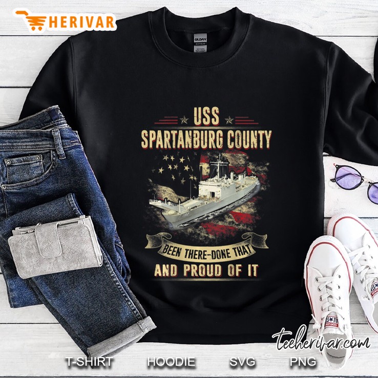 Uss Spartanburg County (Lst-1192) Ver2 Sweatshirt