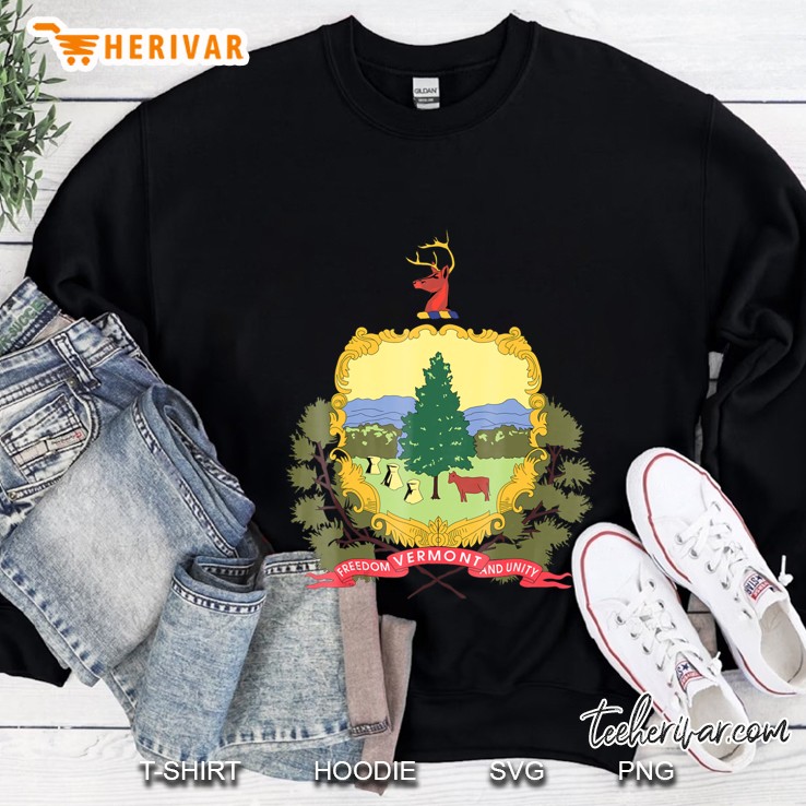 Vermont Vt State Flag Tee Tees Mugs