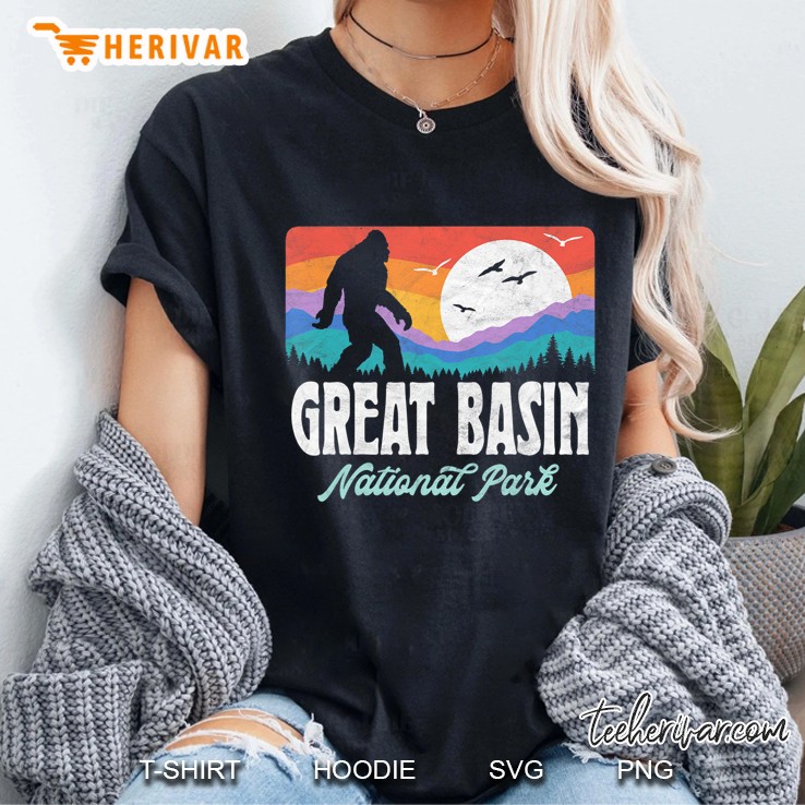 Vintage Great Basin National Park Bigfoot Mountains Ladies Tee