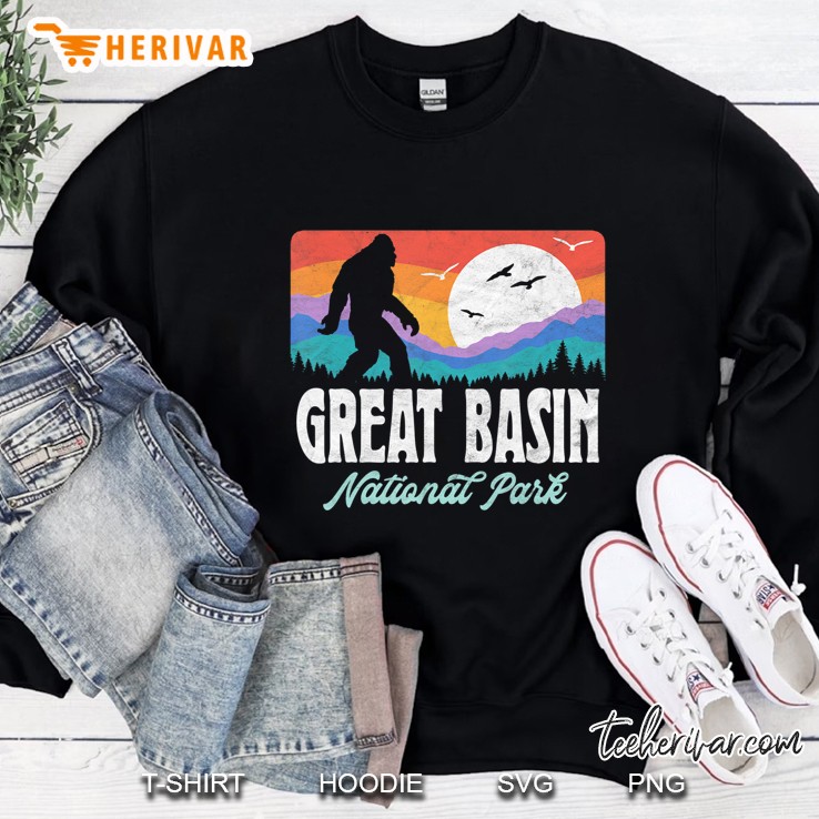 Vintage Great Basin National Park Bigfoot Mountains Sweatshirt