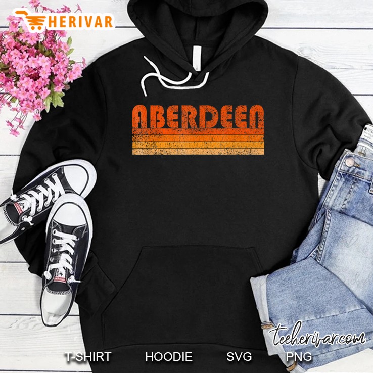 Vintage Retro Aberdeen Hoodie