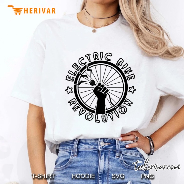 Electric Bicycle Ebike Revolution Tee Shirt Ladies Tee