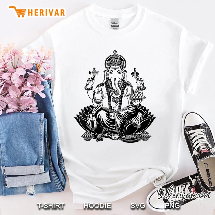 Ganesha Hindu God Hinduism Ganapati Vinayaka Tee Shirt