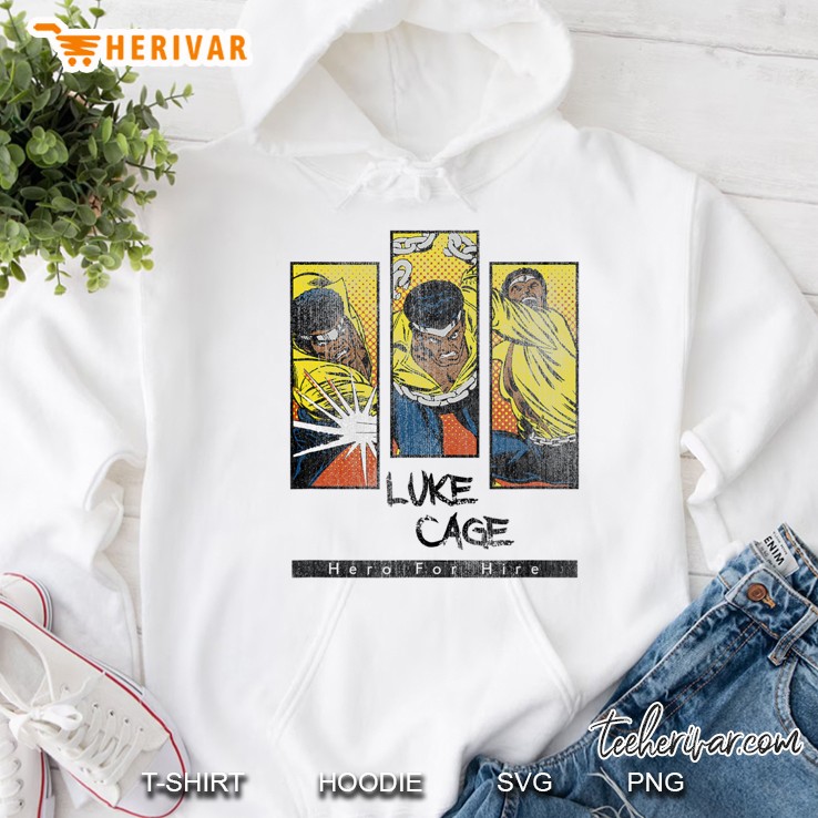 Heroes For Hire Luke Cage Panels Graphic Hoodie