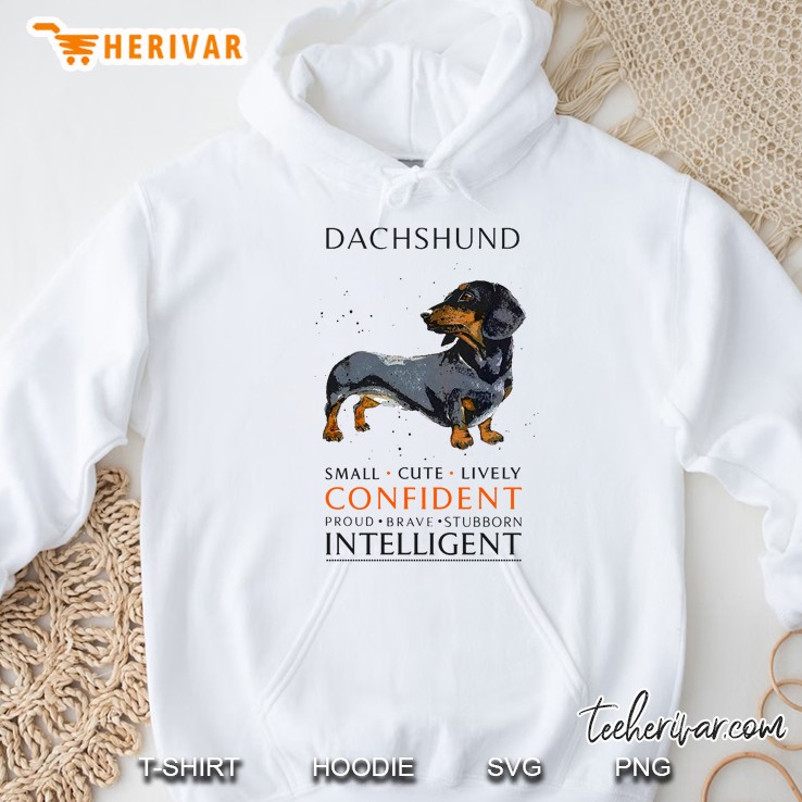 Dachshund Small Cute Lively Confident Proud Brave Stubborn Intelligent Mugs