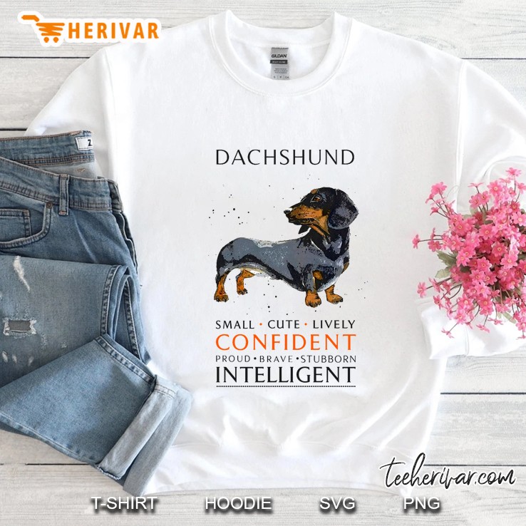 Dachshund Small Cute Lively Confident Proud Brave Stubborn Intelligent Mugs