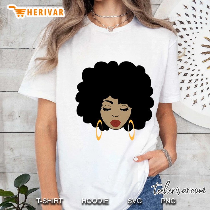 Black Woman Afro Ladies Tee