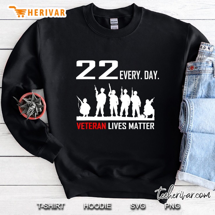 22 Every Day Veteran Lives Matter Mugs