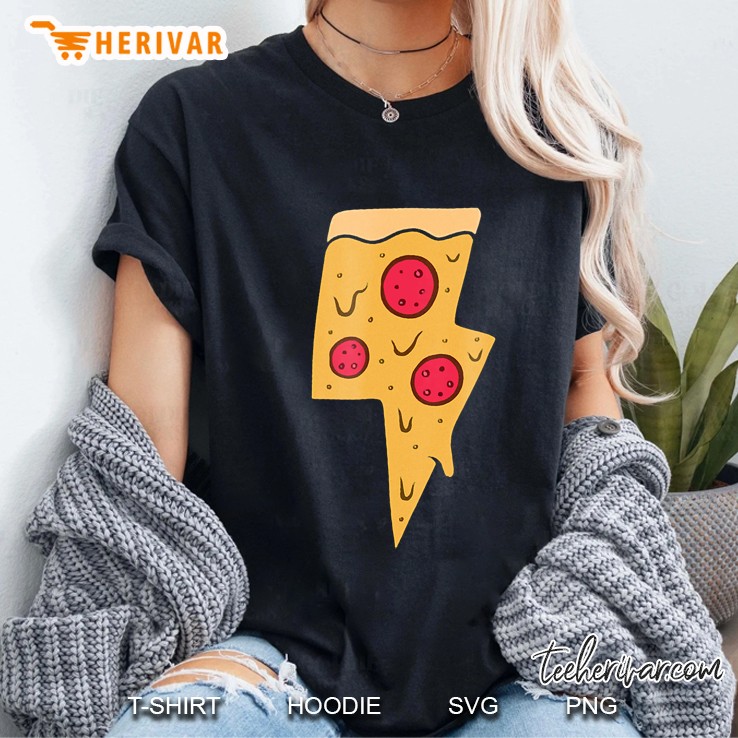 Awesome Lightning Bolt Pizza - Hoodie