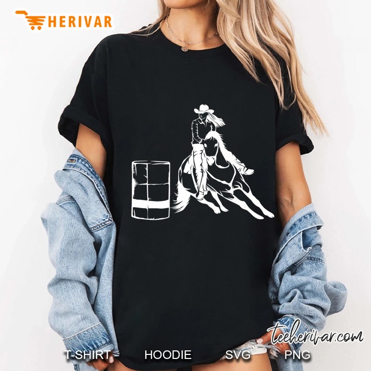 Barrel Racing Rodeo Shirt Cute Horse Lovers Hoodie