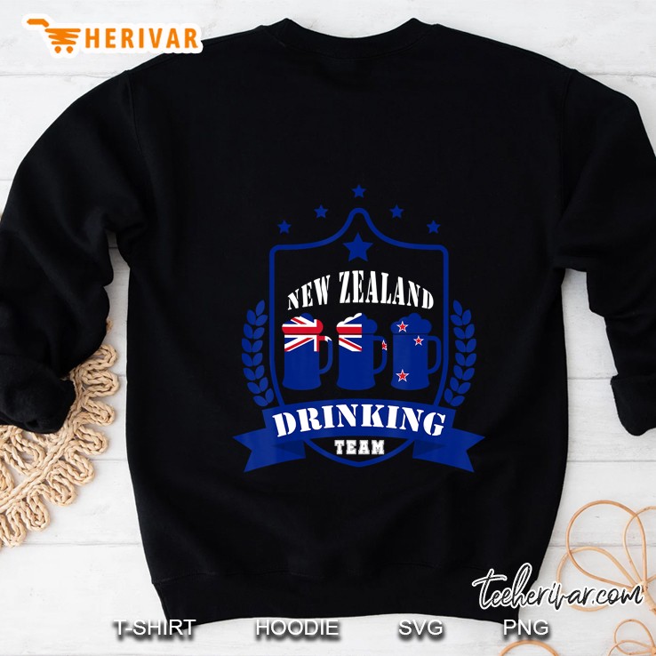 Beer New Zealand Drinking Team Casual New Zealand Flag Sweatshirt