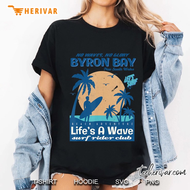 Byron Bay New South Wales Australia Surf Rider Club Ladies Tee