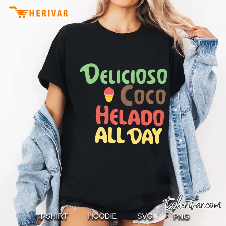 Latin Heritage - Delicioso Coco Helado All Day Ladies Tee