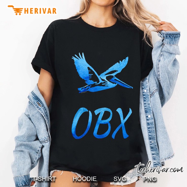 Obx Shirt - Outer Banks Pelican Tee Kids Mens Ladies Ladies Tee