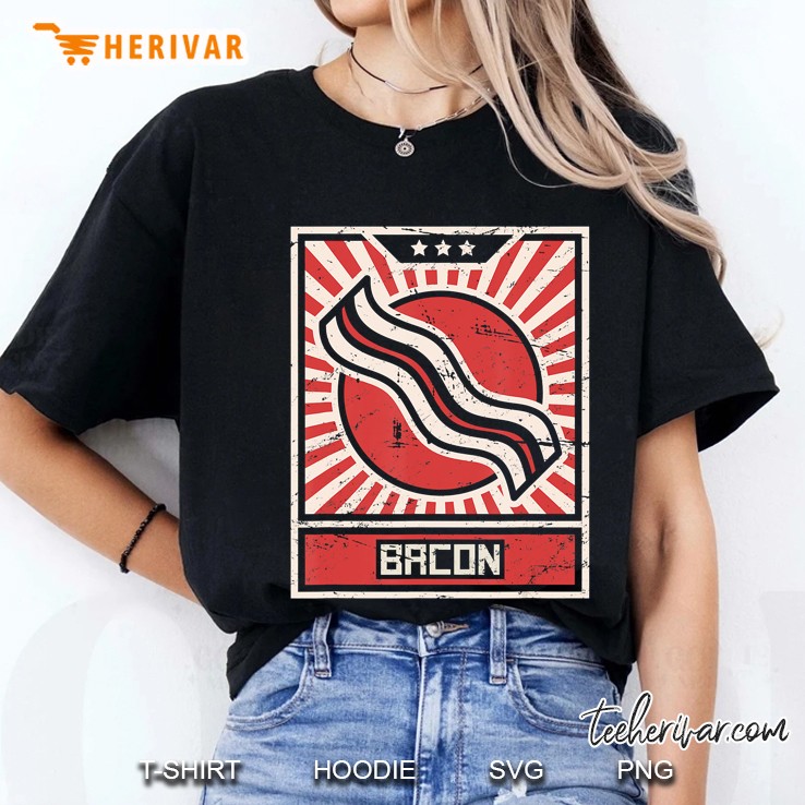 Propaganda Poster Bacon Ladies Tee