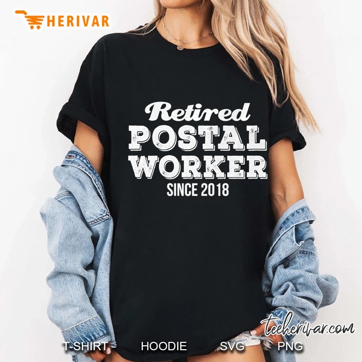 Retired Postal Worker Since 2018 Retirment Gift Ladies Tee