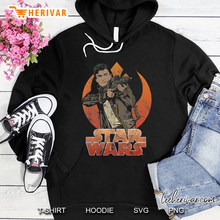 Star Wars Han Solo Graphic Episode 7 Rebel Graphic Hoodie