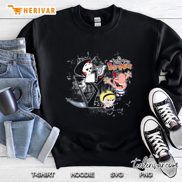 The Grim Adventures Of Billy & Mandy Splatter Cast Sweatshirt
