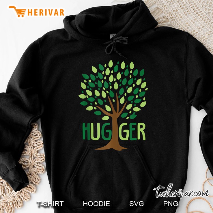 Tree Hugger Planting Trees Eco Friendly Save The Forest Hoodie