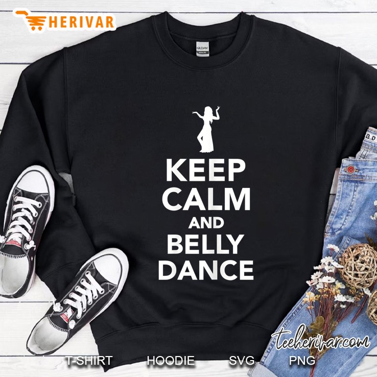 Womens Keep Calm And Belly Dance Mugs