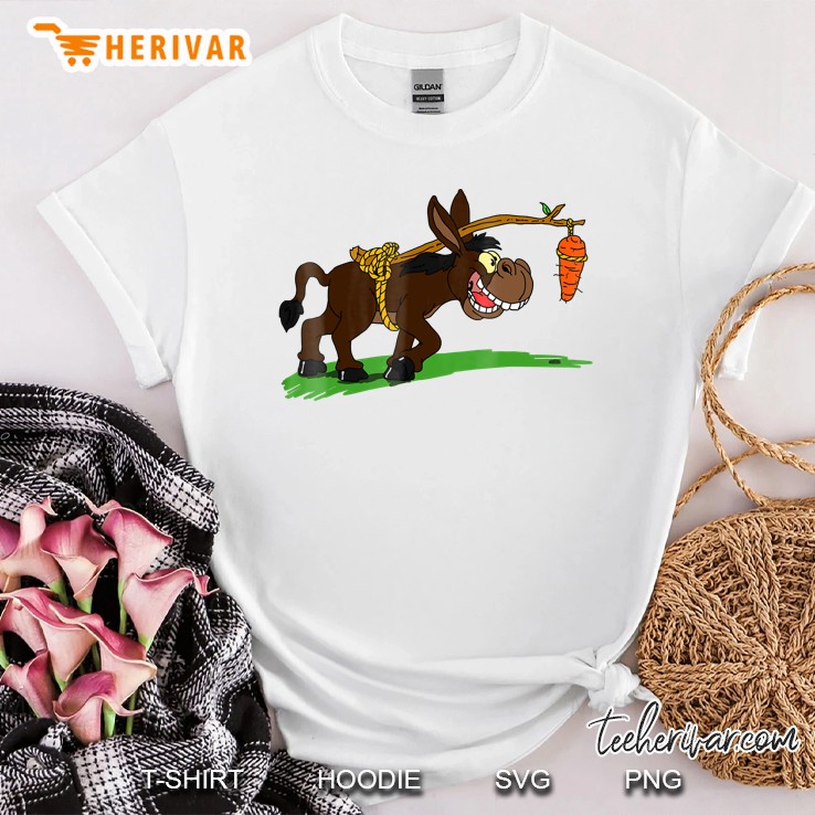 Donkey And His Carrot Tshirt Gift Idea For Men, Women & Kids Shirt