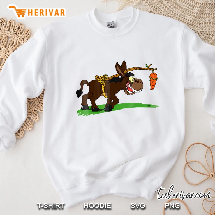 Donkey And His Carrot Tshirt Gift Idea For Men, Women & Kids Mugs