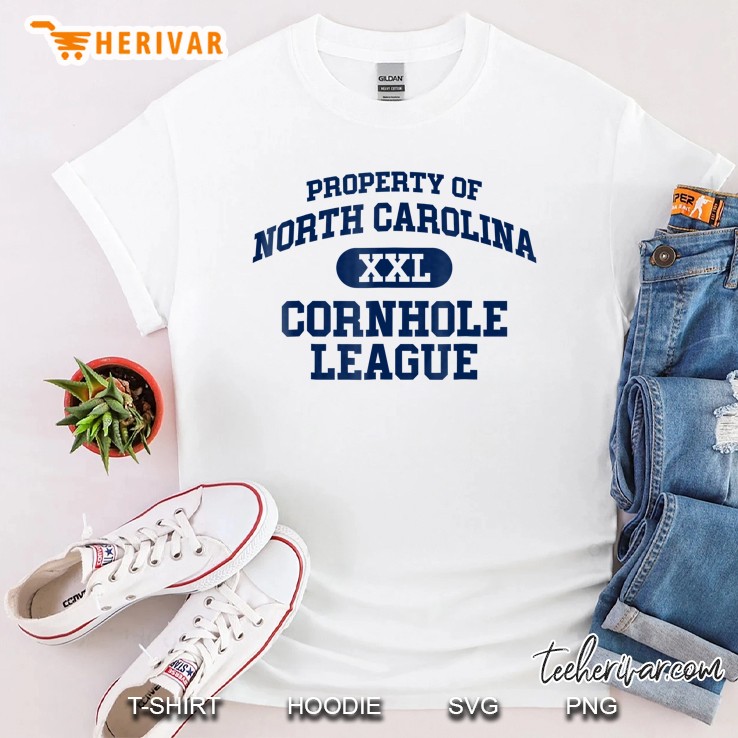 Property Of North Carolina Cornhole League Sport Shirt