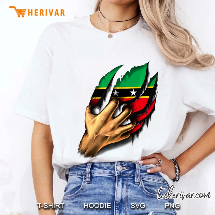 St Kitts And Nevis Flag Shirt Kittitian And Nevisian In Me Hoodie