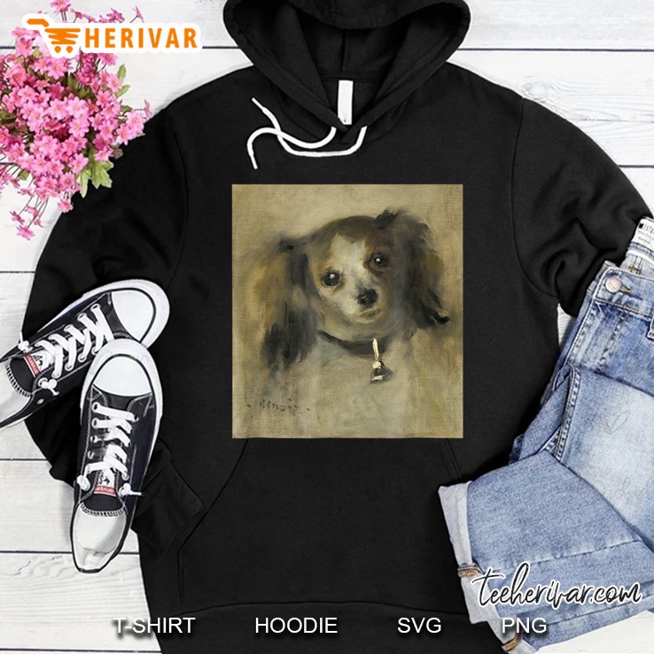 Auguste Renoir Head Of A Dog Vintage Fine Art Hoodie