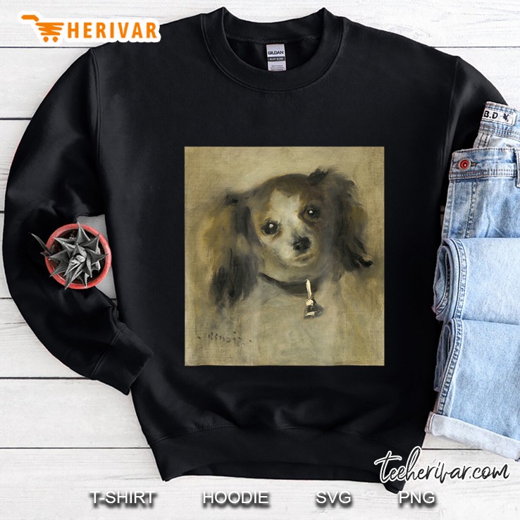 Auguste Renoir Head Of A Dog Vintage Fine Art Sweatshirt