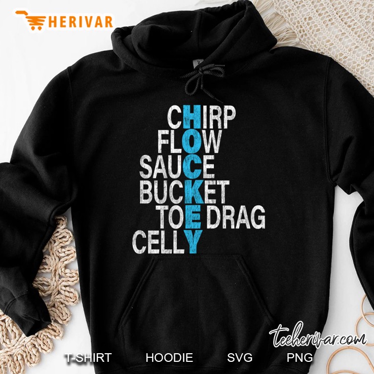 Chirp Flow Sauce Bucket Toe Drag Celly Tshirt Hockey Tee Mugs