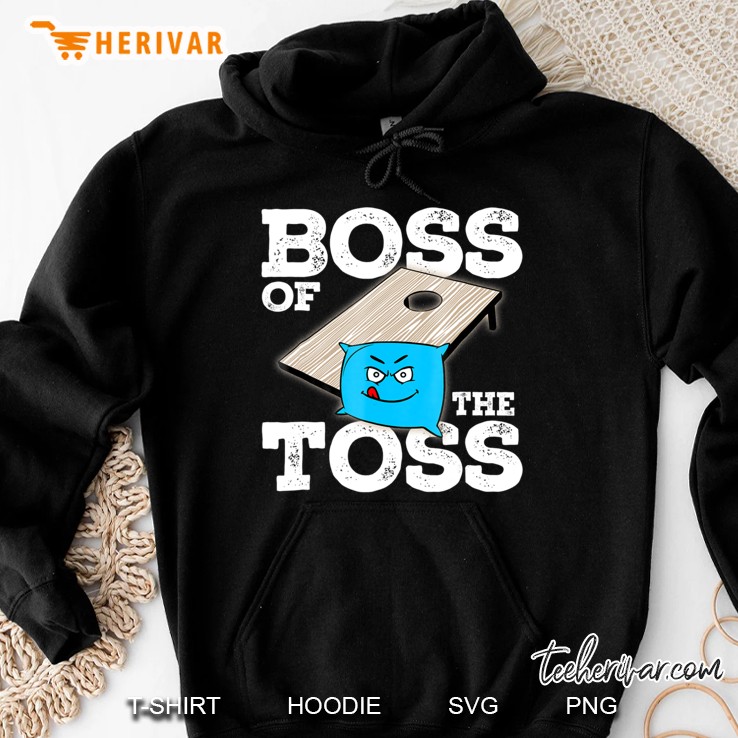 Cornhole Shirt - Team Cornhole Tshirt - Boss Of The Toss Tee Hoodie