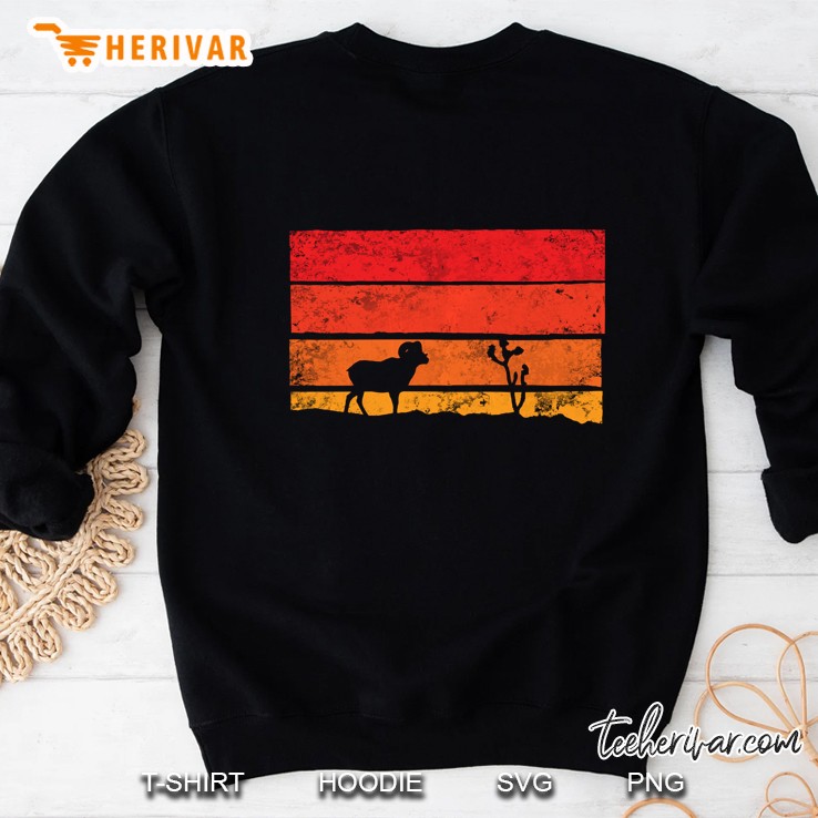 Desert Bighorn Sheep Sunset Men Women Sweatshirt