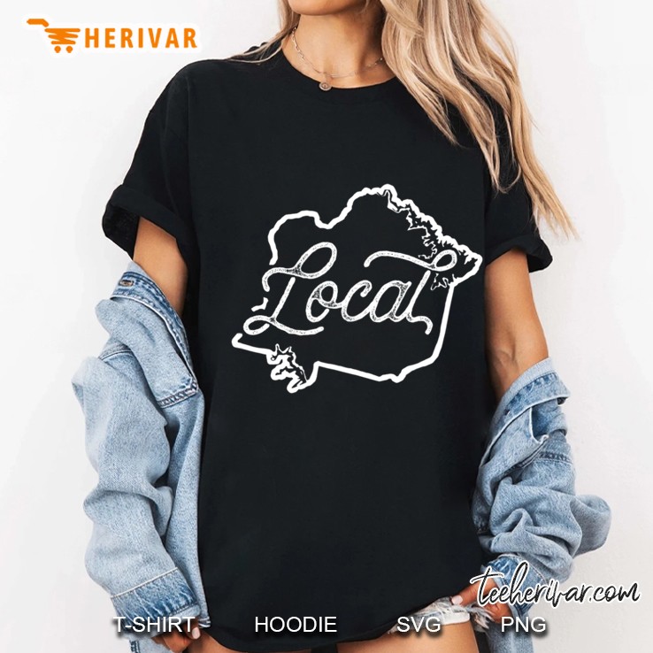 Franklin County, Virginia Local Typography Ladies Tee