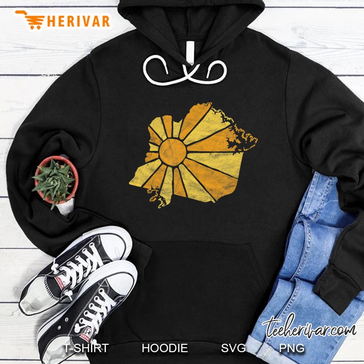 Franklin County, Virginia Retro Sun Hoodie