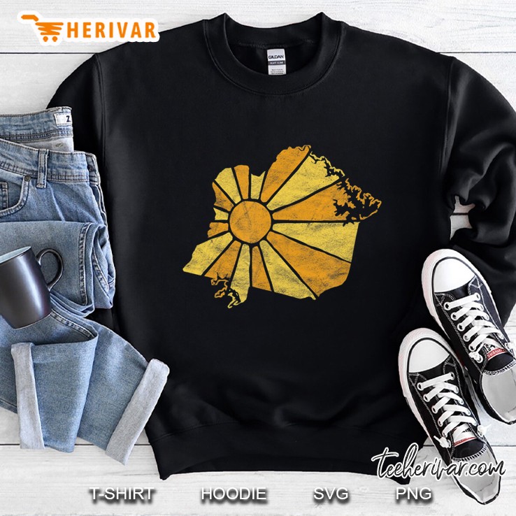 Franklin County, Virginia Retro Sun Sweatshirt