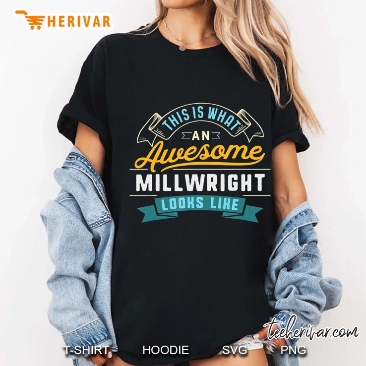 Millwrigh Awesome Job Occupation Graduation Ladies Tee