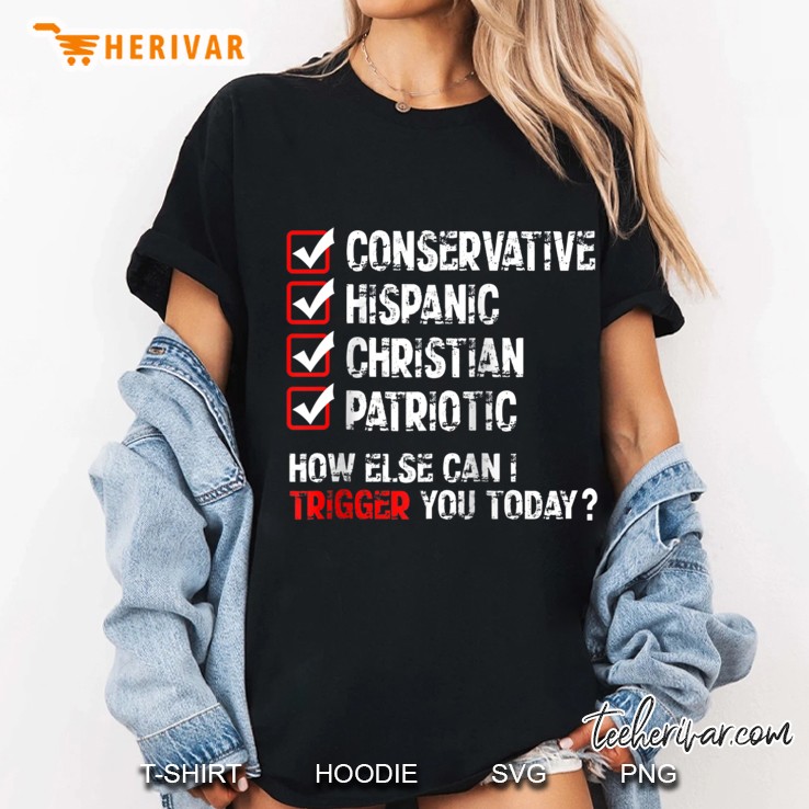Hispanic Conservative Trigger Raglan Baseball Tee Ladies Tee