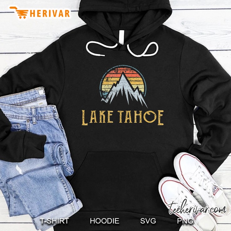 Lake Tahoe Vintage Retro Hoodie