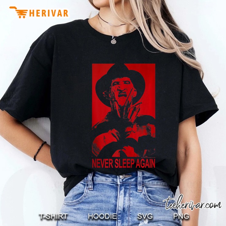 Nightmare On Elm Street Freddy Never Sleep Again Hoodie